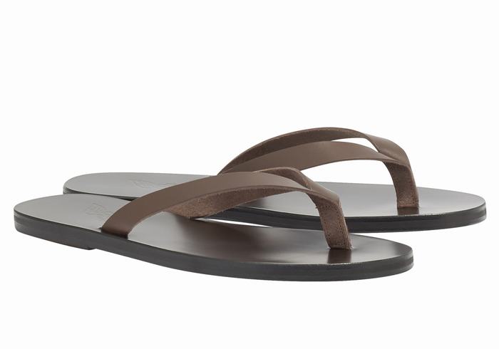 Tong Ancient Greek Sandals Solon Leather   | LVE-8201645